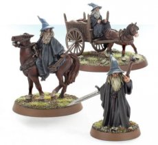 001 Erebor Gandalf the Grey Gandalf The Grey (Foot, Mounted & on Cart)