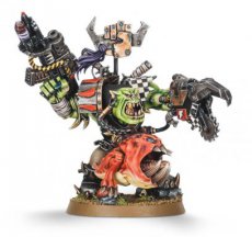 Orks Warboss with Attack Squig