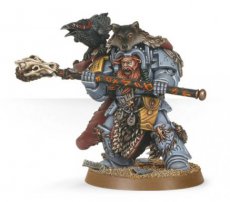 Space Wolves Njal Stormcaller in Terminator Armour