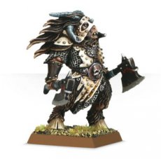 Beasts of Chaos Beastlord with paired Man-ripper axes